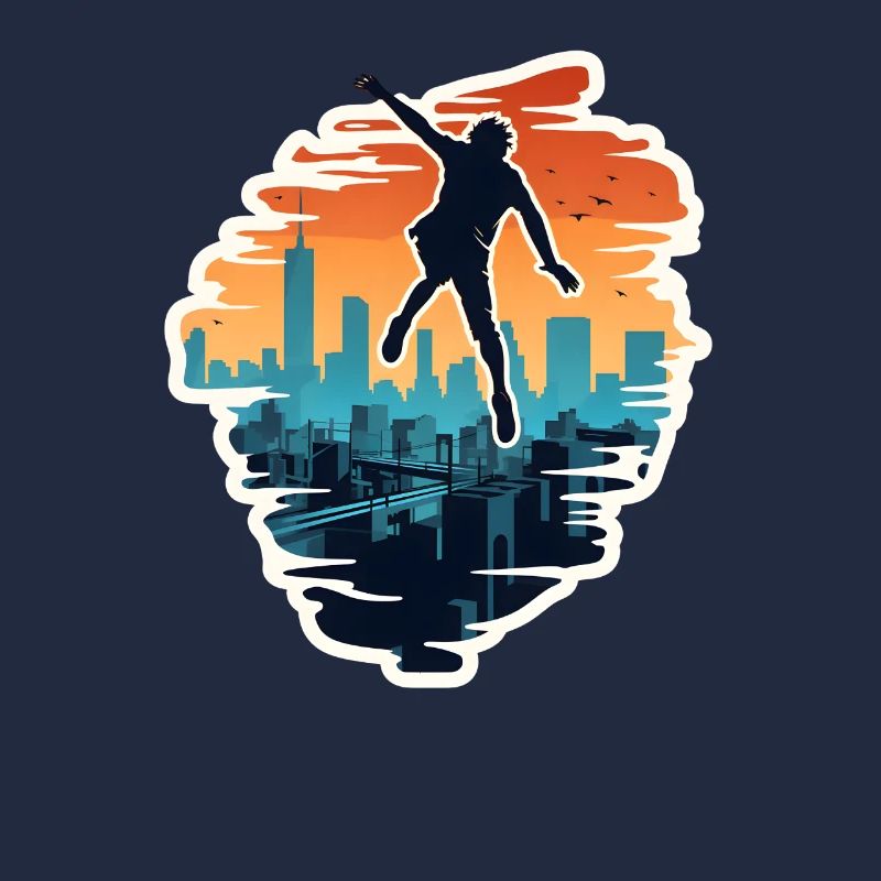 Course libre de parkour