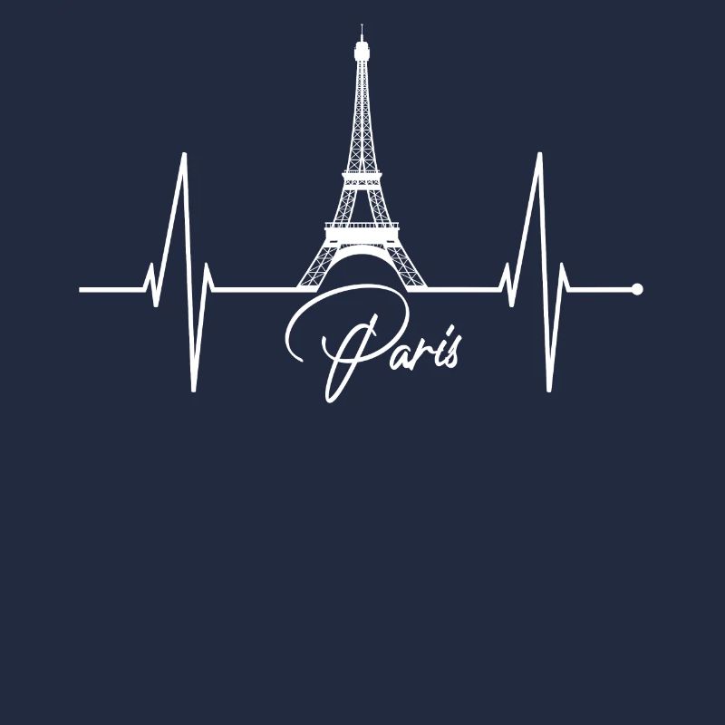 Paris Skyline Herzschlag Eiffelturm Frankreich