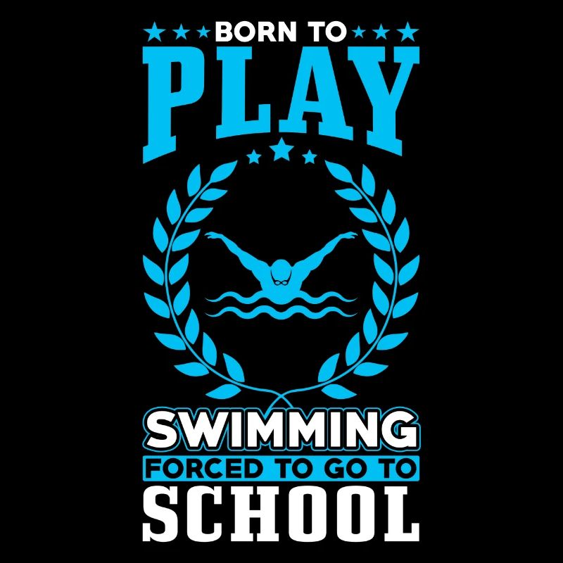 Né pour jouer à la natation