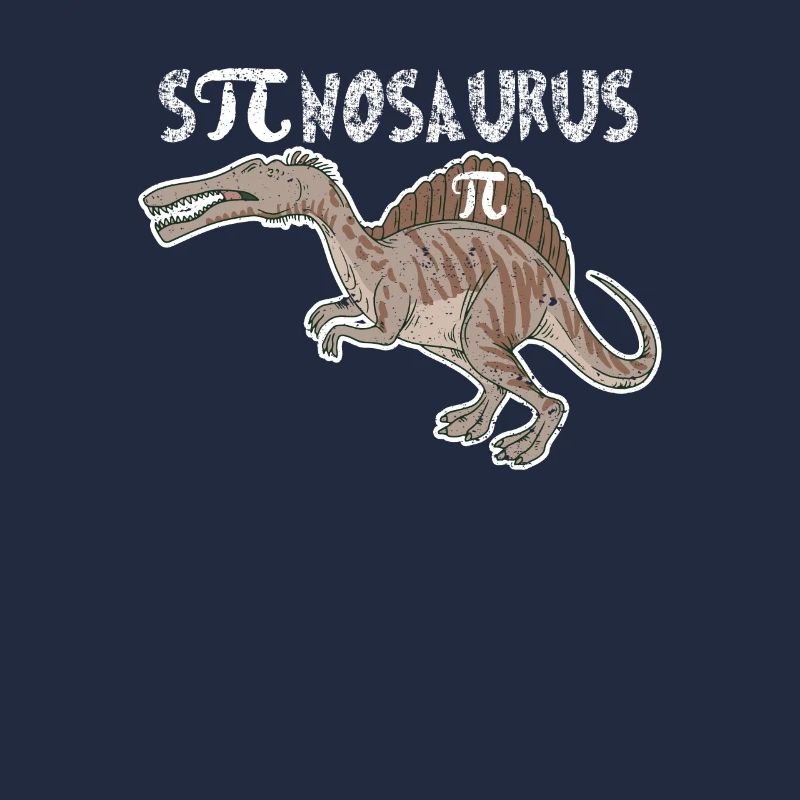 Funny Spinosaurus Pi Day Math Dinosaur