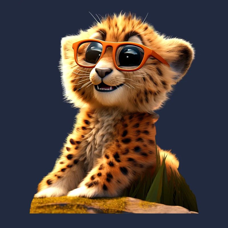 Lunettes de soleil guépard Chats guépard Mignon guépard