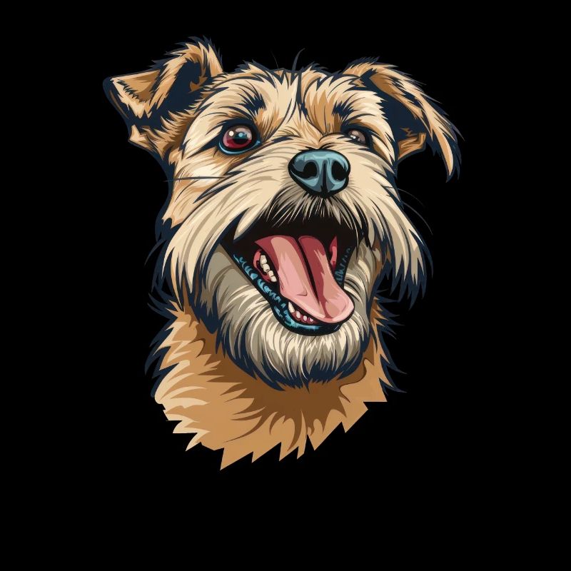 Border Terrier | Cartoon Artwork
