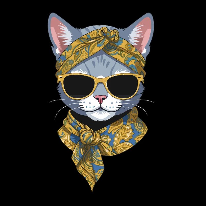 Mignon Chat Maman Cat Amant Maman Style