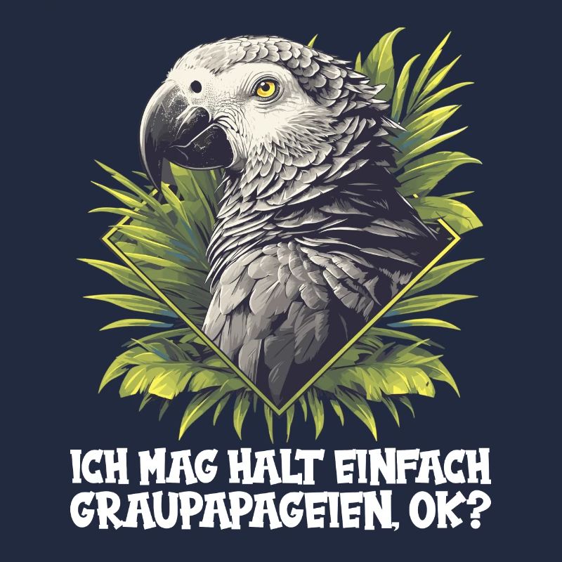 African grey parrots