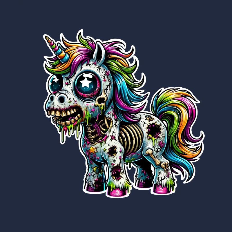 Zombie Einhorn Zombiecorn