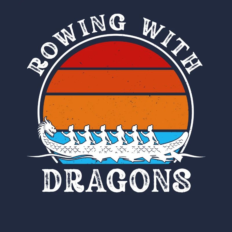 Rudern mit Drachen Drachenboot