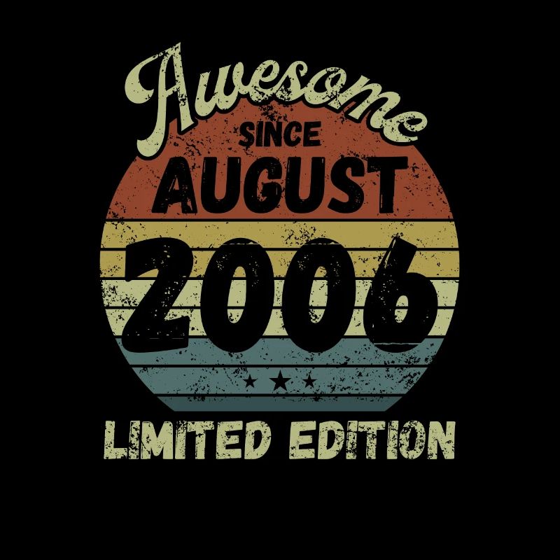 Awesome since August 2006 - Birthday