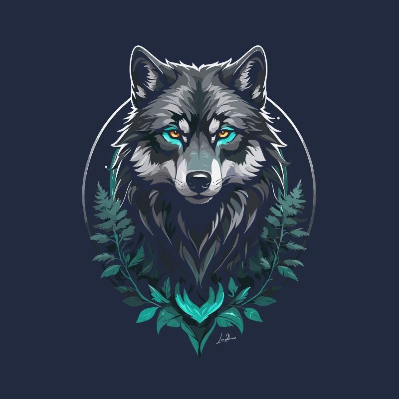 Loup arctique forestier