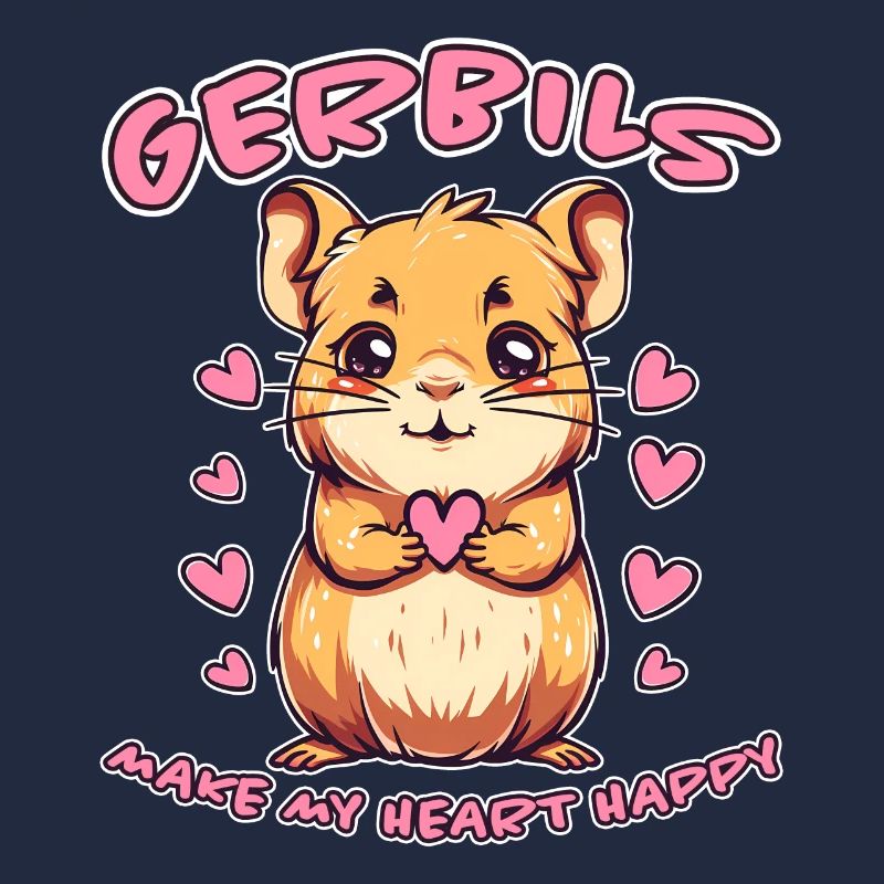 Gerbil Saying Racing Rat Funny Gerbil Gift