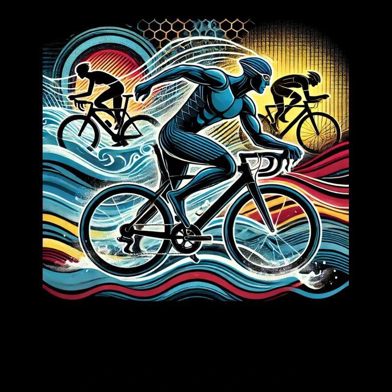 Triathlon, natation, cyclisme et course à pied