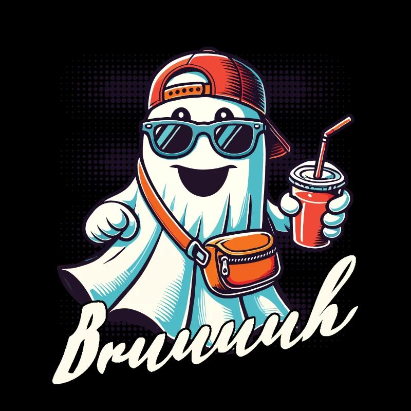 Unheimliches Halloween Gespenst Bruh
