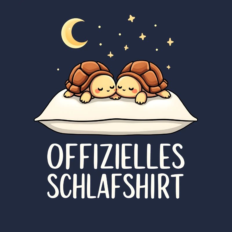 Official Sleeping Shirt Turtle Pair