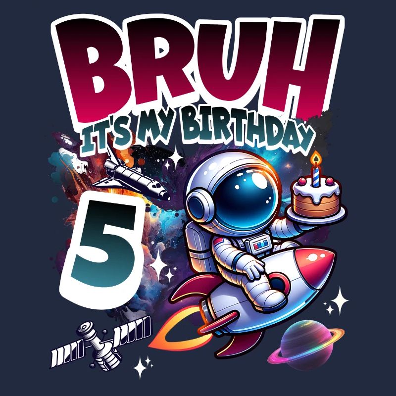 Astronaut 5th Birthday Space
