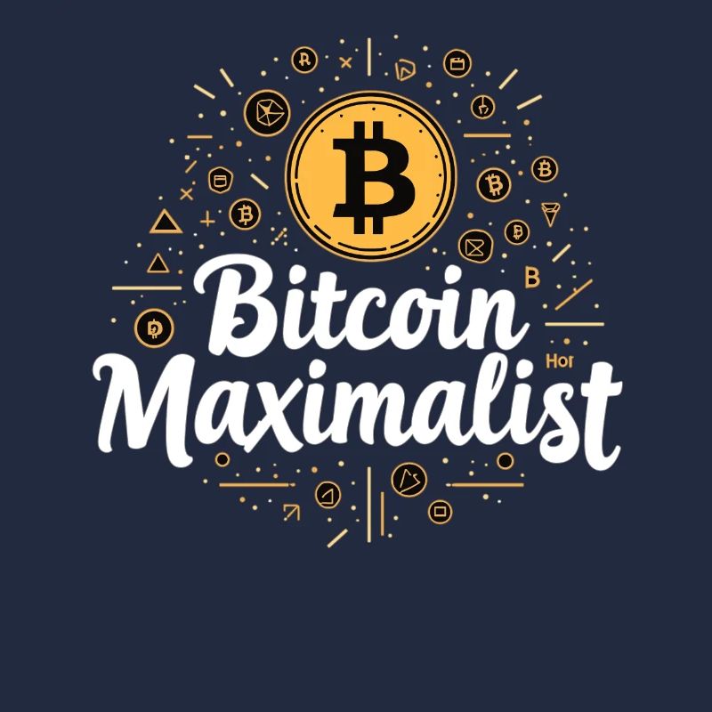 Bitcoin Maximalist - Design crypto élégant
