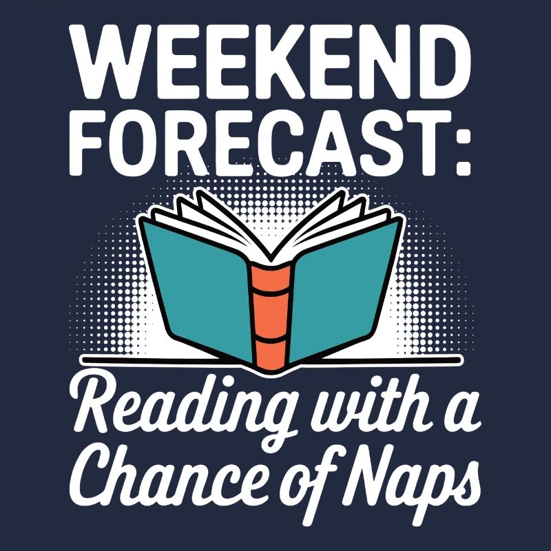 Wochenendvorhersage-Lesung mit der Möglichkeit eines Nickerchens