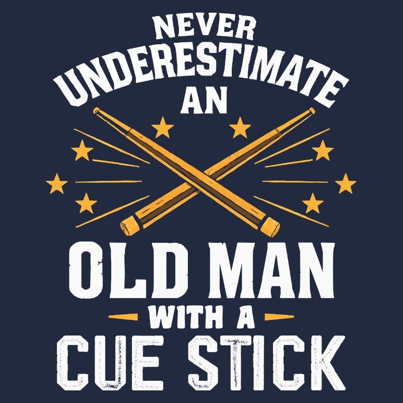Never Underestimate an Old Man with a Cue Stick