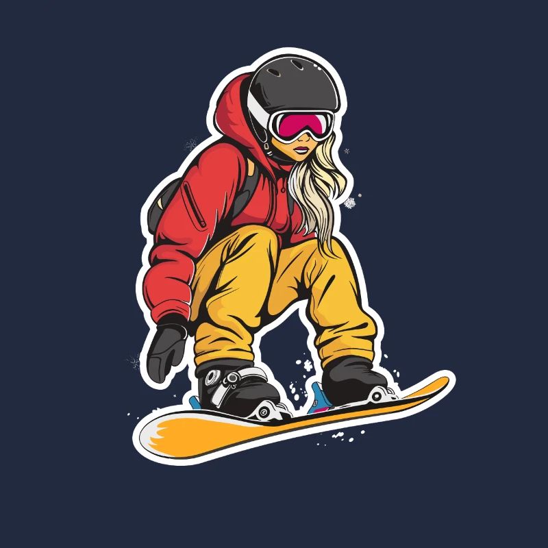 Graphique du snowboarder