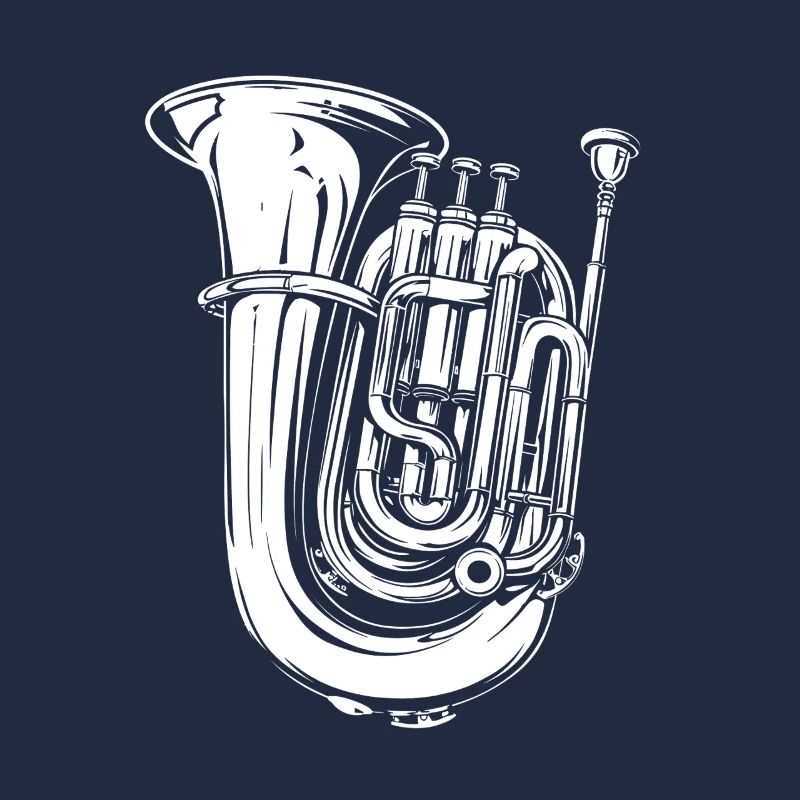 Tuba Drawing