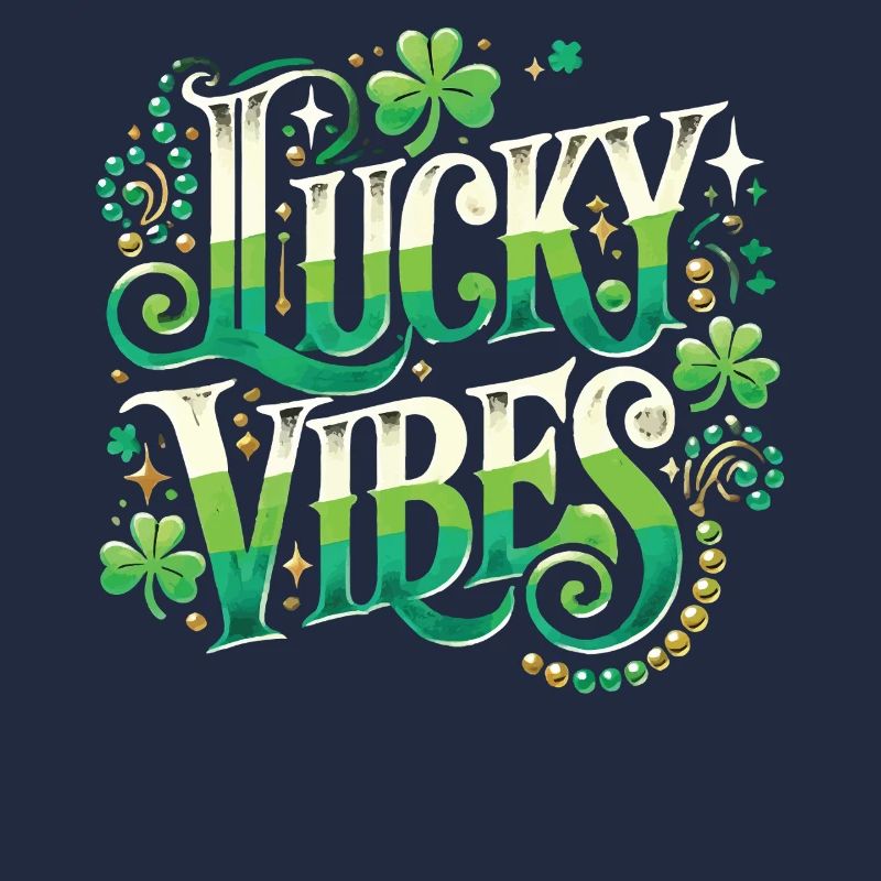 Saint-Patrick Lucky Vibes Design