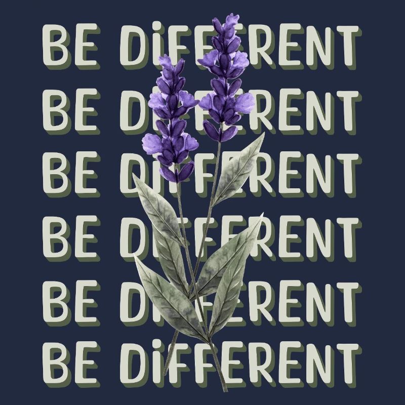 BE DIFFERENT - Affirmations d’amour de fleur de lavande