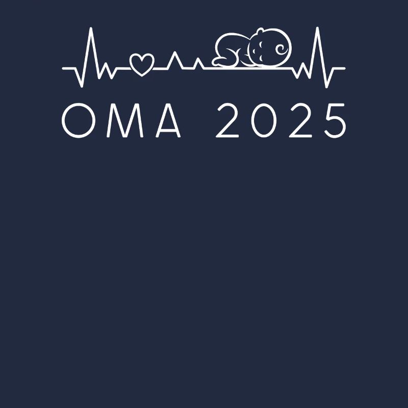 Oma 2025 Baby Herzschlag Puls Nachwuchs Verkünden