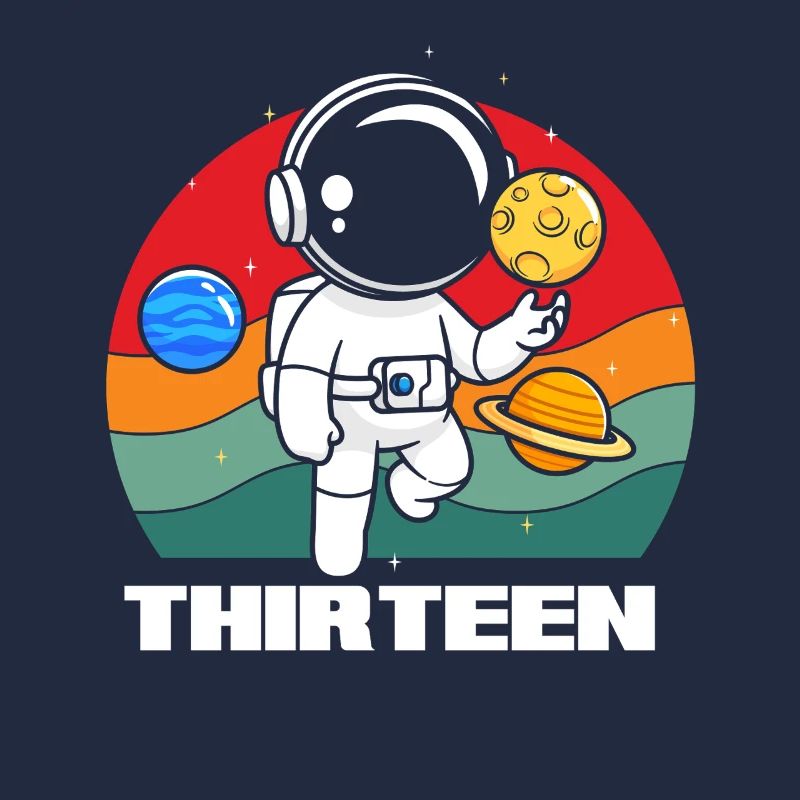 Space adventures for thirteen-year-olds