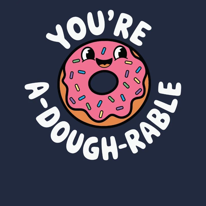 Jeu de mots mignon sur les beignets