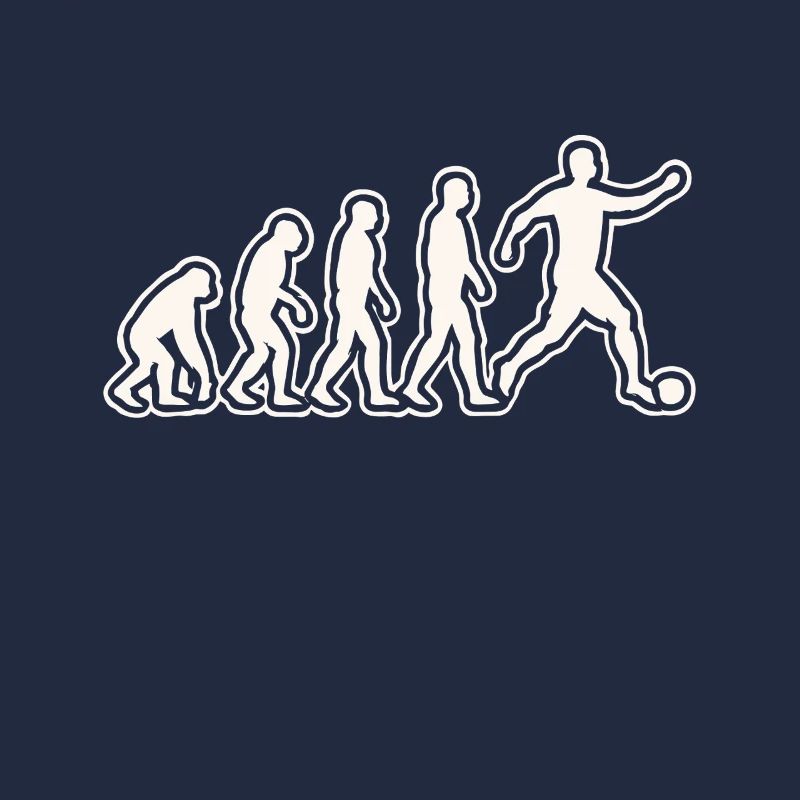 Evolution to become a football player