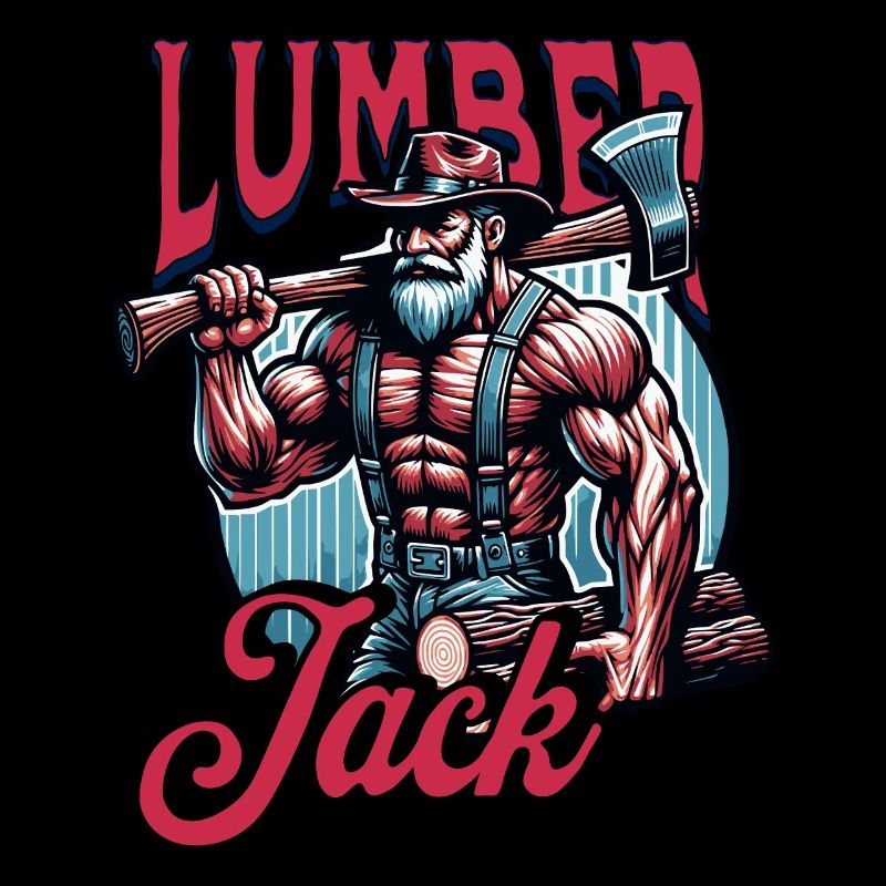 Holzfäller mit Axt - Lumberjack