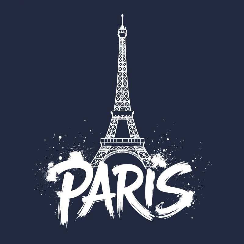 Eiffel Tower Pop Art Night Scene