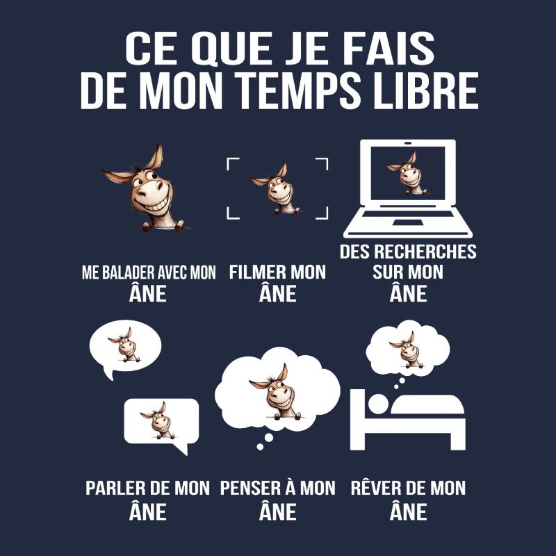 Ce que je fais de mon temps libre Âne