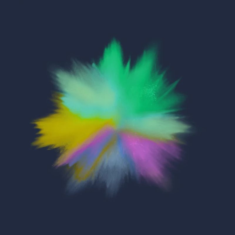 Explosion d’aquarelle