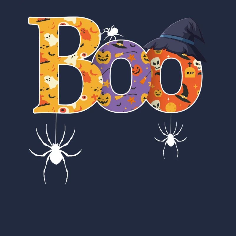 Boo Pattern Halloween