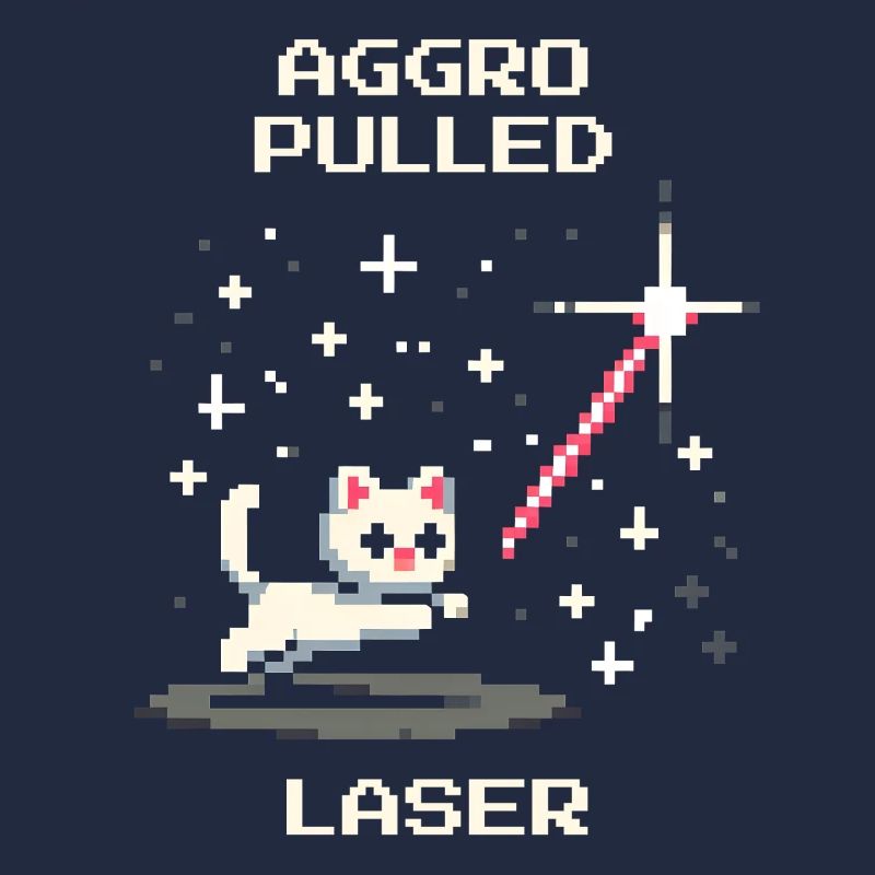 Aggro dessiné : Laser | L’instinct du chat