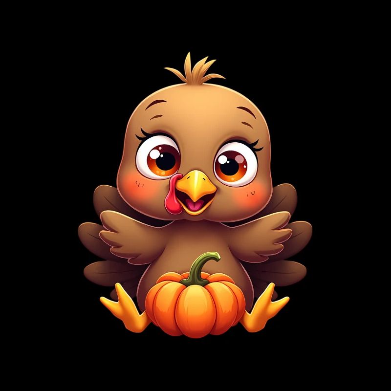 Bébé dinde de Thanksgiving