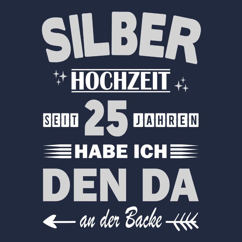 Silberhochzeit 25 Hochzeitstag Jahrestag Ehemann