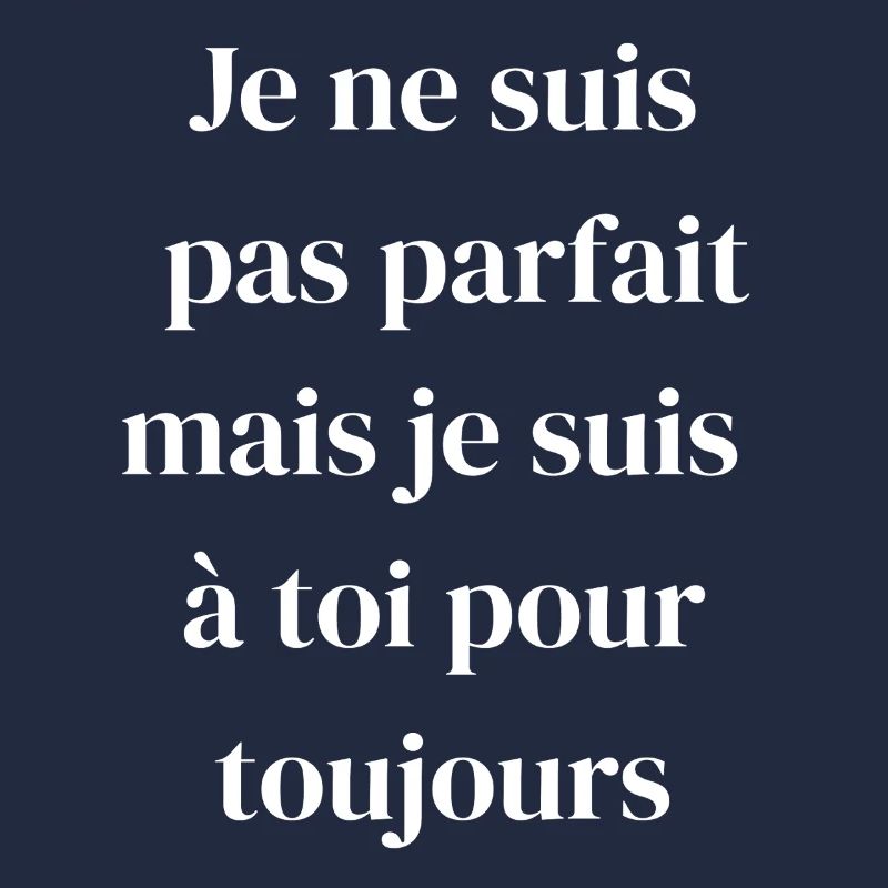 Amour éternel malgré les défauts