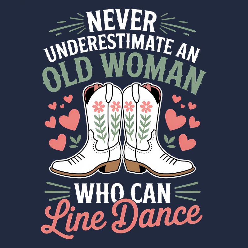 Line Dancing Sprüche Lustiges Line Dance Geschenk 