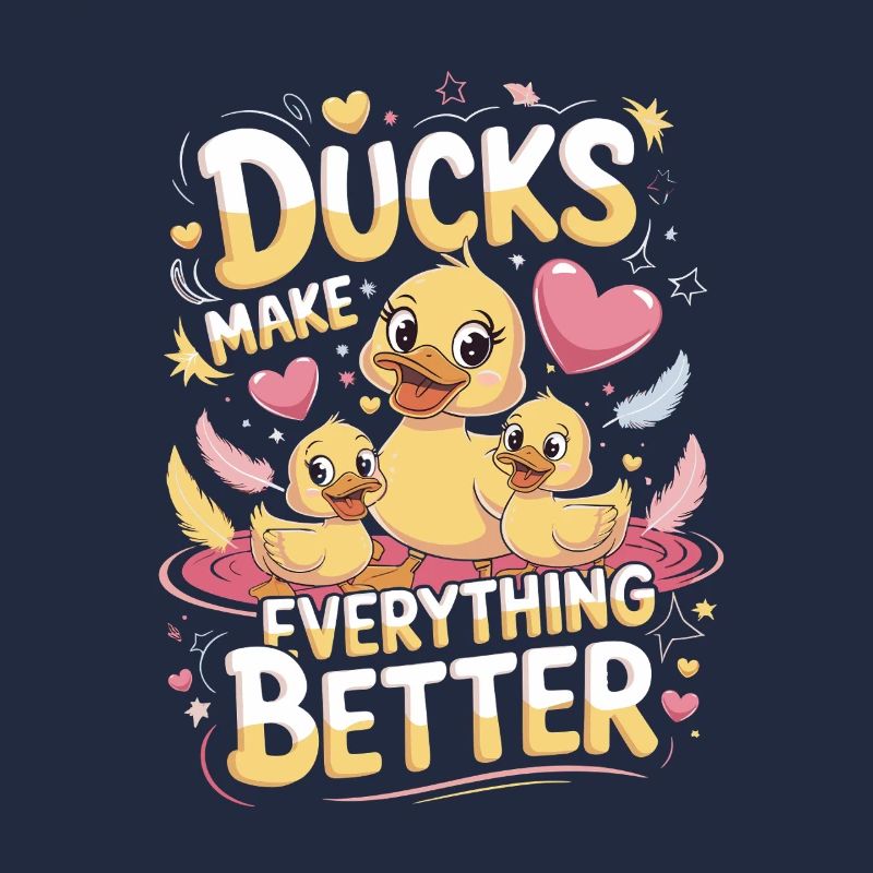  Enten Machen Alles Besser Ducks Make Everything