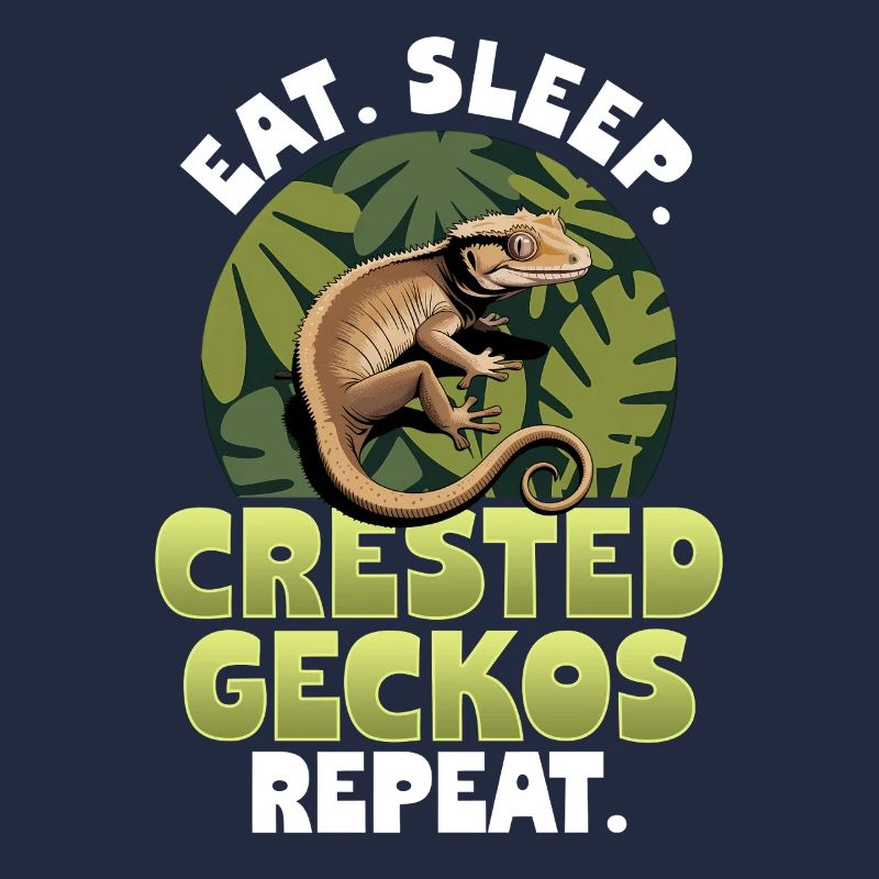 Funny Reptile Crested Gecko