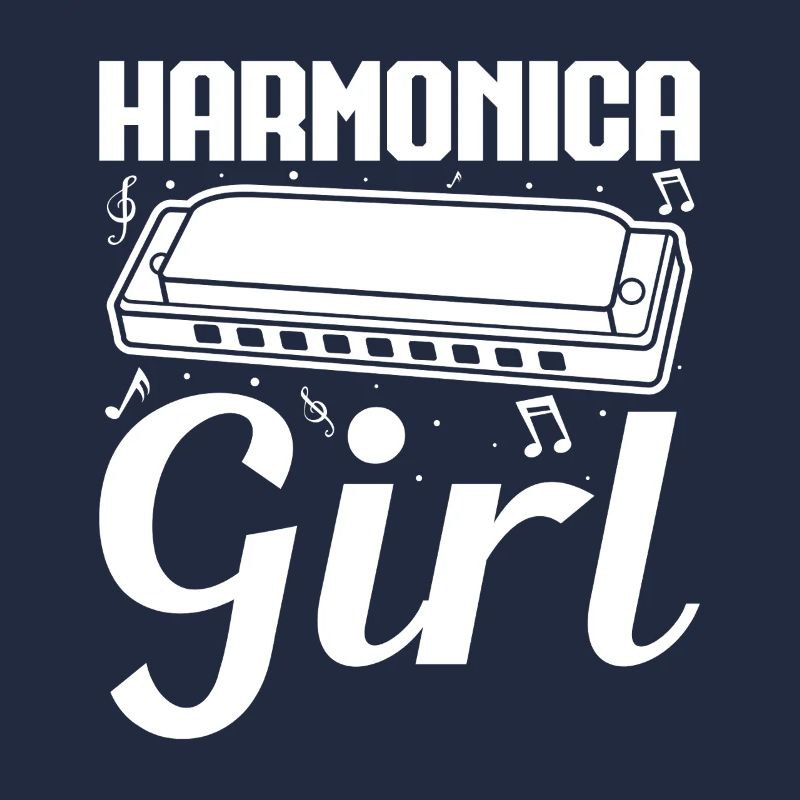 Harmonica Musican Girl Harmonica