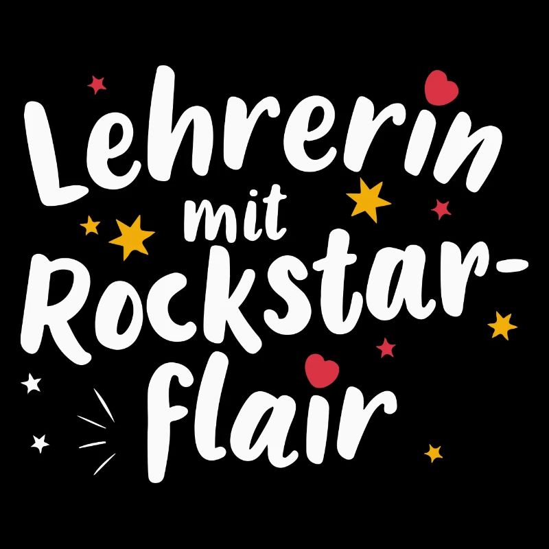 Lehrerin Geschenk Abschied Rock Flair Coole Lehrer