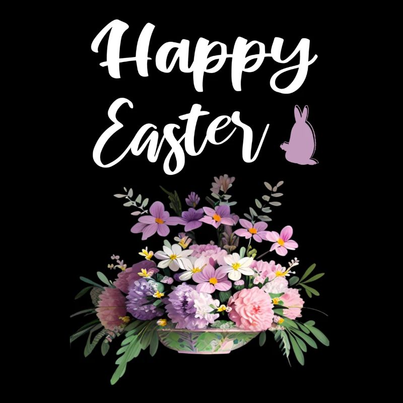 Joyeuses Pâques Florales
