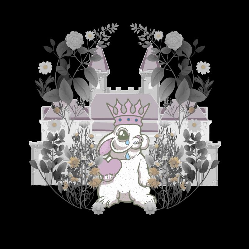 Bunny King Ruler Retro Vintage Fairy Tale Character