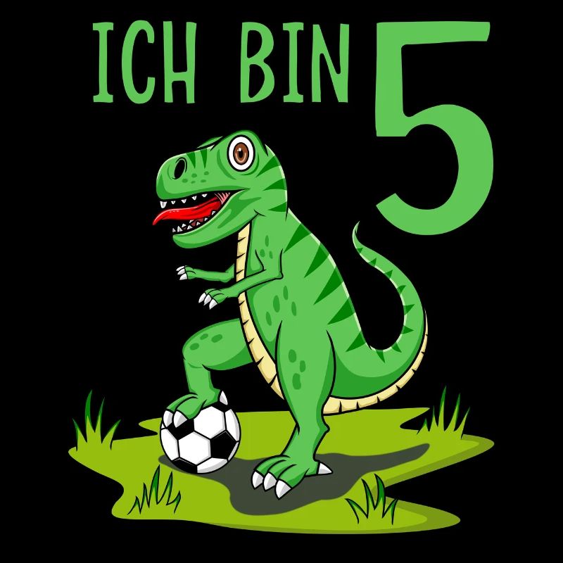 Dinosaurier Rex Fußball 5 Geburtstag