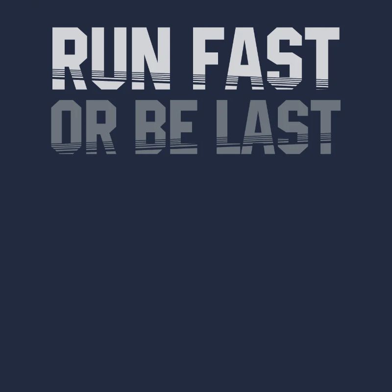 Schnell laufen oder der letzte Läufer sein