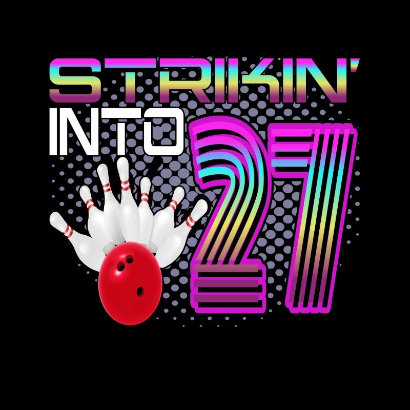 Striking Into 27 Bowling Bowler 27. Geburtstag