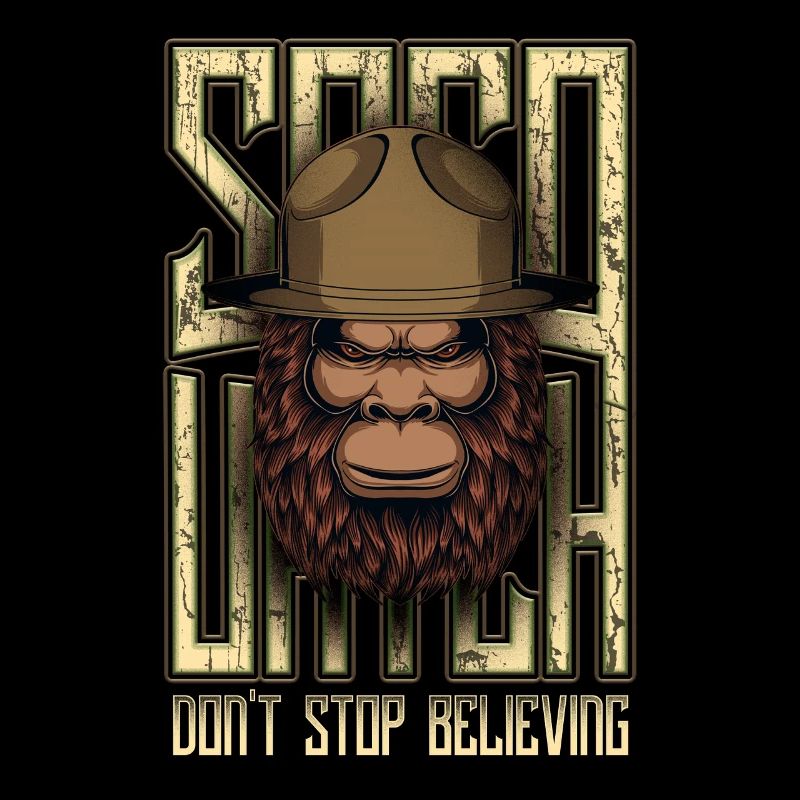 Drôle de Bigfoot Sasquatch