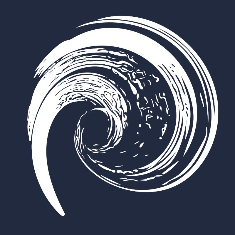 Formation de tourbillon de vague torsadée