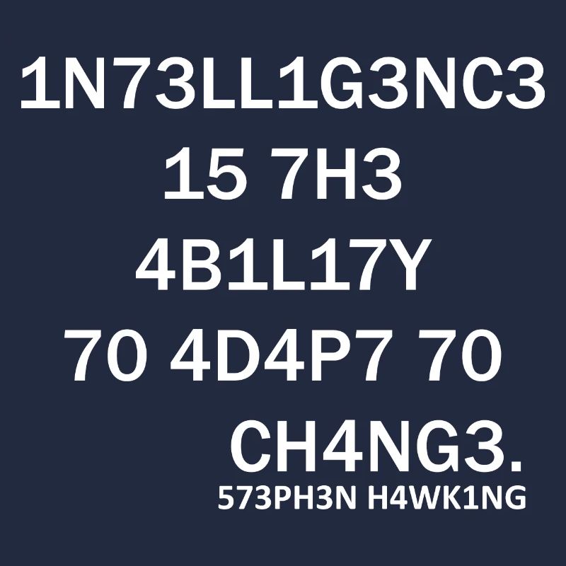 Intelligence Nerd Steven Hawking Schlaue Sprüche